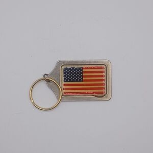 VINTAGE American Flag Keychain